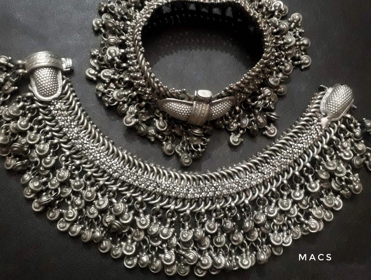 Buy Pure Silver anklets online- Pure Silver Payal- 925 Silver- MACS
