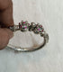 925 Silver Pink Stone Bangle (Size 2.8)