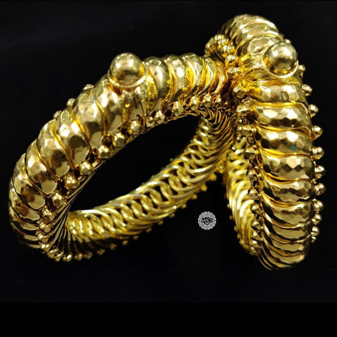 Hammered Gold Sutlada Kada (Single)