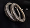 Chitai Silver Statement kada (Pair,Size 2.6)