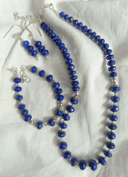 Lapis Lazuli necklace set