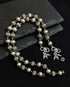 925 Silver beads anklet (pair)
