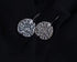925 Coin Script Earrings