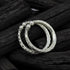 925 Silver Flexible Bangle kada (Pair,Size 2.8)