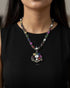 925 Silver Navratna Necklace (pre order)