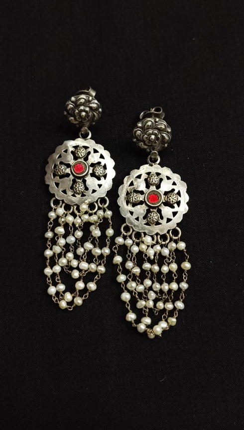 925 Silver Pearl Earrings