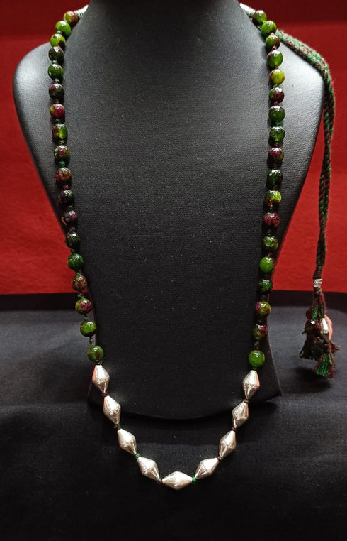 Dholki Multicolor Beads Necklace