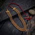 Three Line Round Gold Necklace