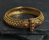 Gold plated Pink Kemp Kada (Size 2.4)