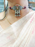 925 Silver Kundan Short Choker