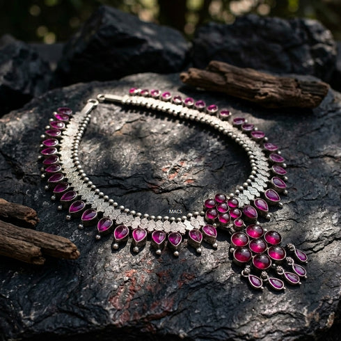 Pre Order 925 silver Kemp stone attigai