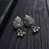 925 Silver Lotus Drop Earrings