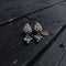 925 Silver Stud Drop Earrings