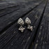925 Silver Stud Drop Earrings