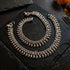 925 Silver Statement mango anklet (pair)