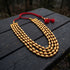 Gold Dholki 4 line Necklace
