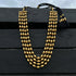 Gold Dholki 4 line Necklace