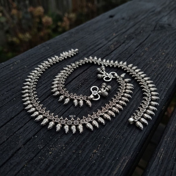 925 Silver Statement anklet (pair)