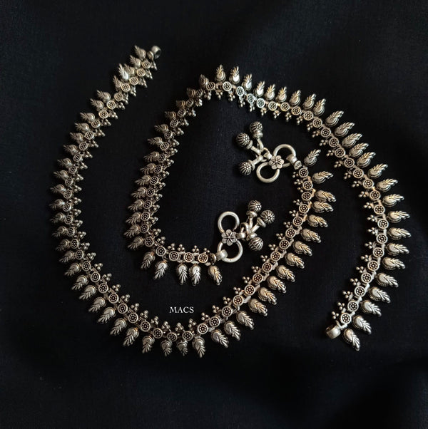 925 Silver Statement anklet (pair)
