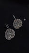 925 Coin Script Earrings