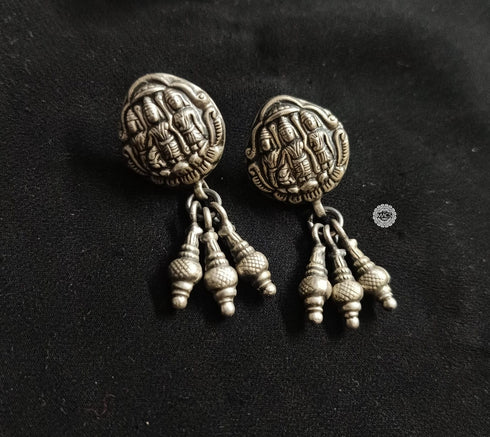 925 Silver Stud Drop Earrings