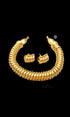 Sutlada Gold necklace with earrings