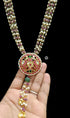 925 Peacock Kundan Pearl Necklace
