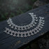 925 Silver Flowers anklet (pair)