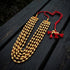 Gold Dholki 5 line Necklace