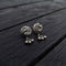 925 Silver Stud Drop Earrings