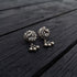 925 Silver Stud Drop Earrings