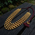 Gold Dholki 5 line Necklace