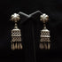 925 sterling silver ball drop earrings, Pure silver flower jhumka earrings, Cylindrical Silver Jhumka