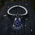 Blue Kemp Addigai Silver Necklace (pre-order)