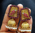 Kundan Goldplated Bird Jhumka