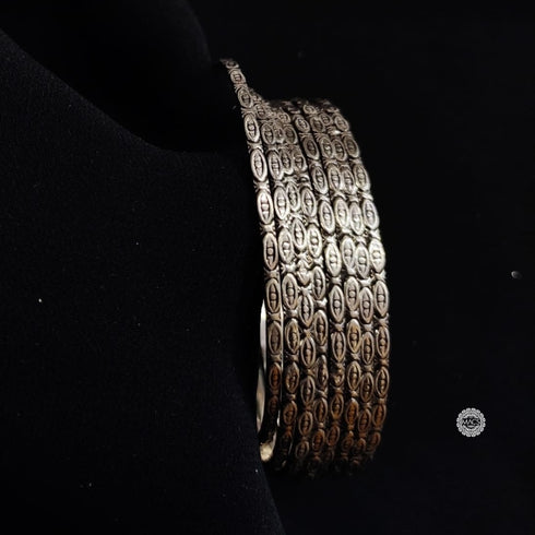 925 Silver Bangle Set (Size 2.8)