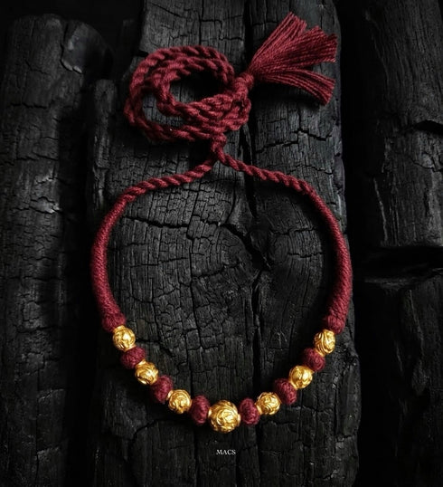 Gold plated 925 Chitai Bead Necklace
