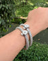 Silver Twisted Bangle Kada