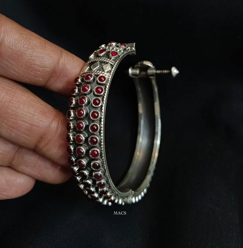 Statement Pink Kemp Bangle (Size 2.6)