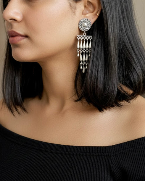 925 Silver Drop Earrings