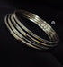 925 Silver Plain Flat 4 Bangle Set (2.4)