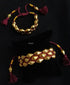 Dholki Gold Pochi Bracelet