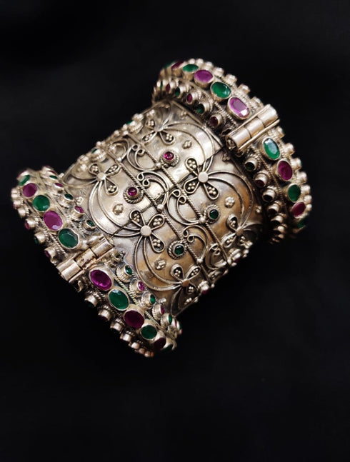 Statement Silver Long Kada (Size 2.2)