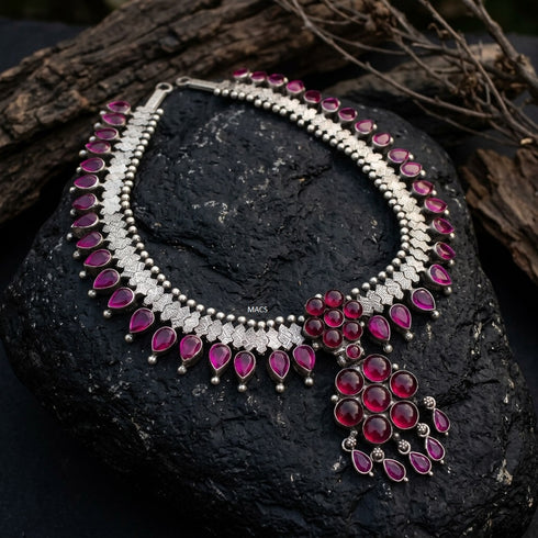 Pre Order 925 silver Kemp stone attigai