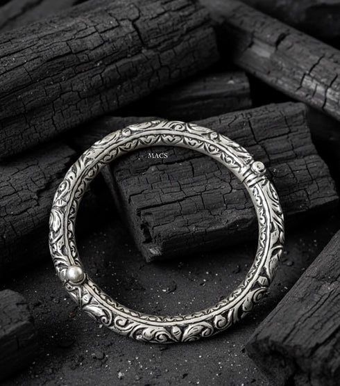 925 Silver Chitai leg kada (pair)- pre order