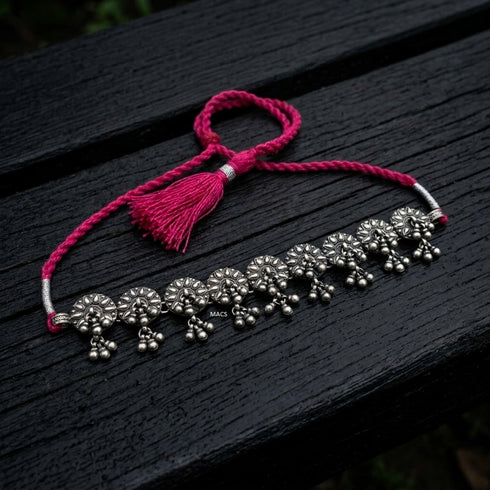 925 Silver Ghungaroo Necklace