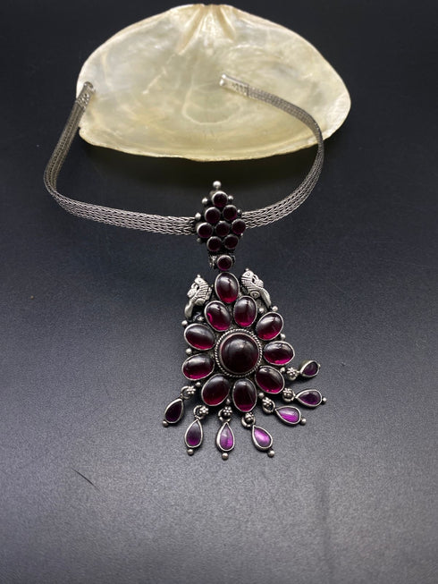 Dark Red Kemp Choker (pre order)