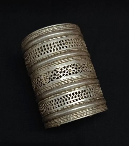 Vintage Silver Long Kada