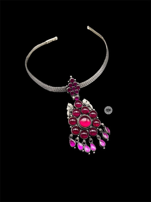 Pink Kemp Choker Necklace (pre order)