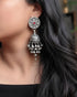 Vintage pure silver jhumka